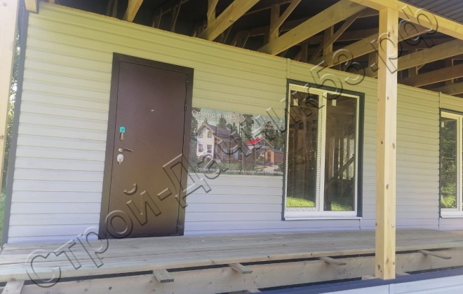 3 Каркасно-щитовой дом 9х8м., 72 М², Ленинградская область, Лодейнопольский район, деревня Рогачово. (5)